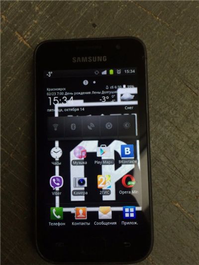 Лот: 7741076. Фото: 1. Samsung galaxy S обмен на магнитолу. Смартфоны