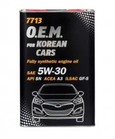Лот: 14493432. Фото: 1. 7713 O.E.M. for Korean cars 5W-30... Масла, жидкости