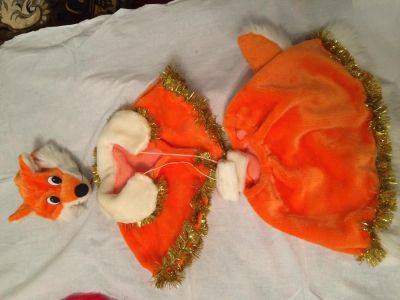 Лот: 4855543. Фото: 1. Новогодний костюм "Лисичка". Детские карнавальные, праздничные костюмы