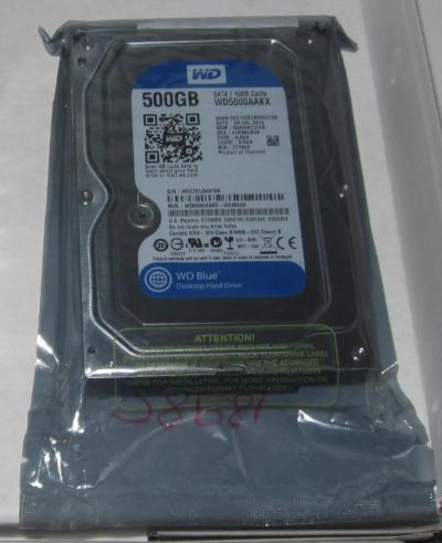 Лот: 5219752. Фото: 1. Жесткий диск sata hdd 500 Gb WD. Жёсткие диски (HDD)