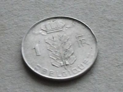 Лот: 19629711. Фото: 1. Монета 1 франк один Бельгия 1972... Европа
