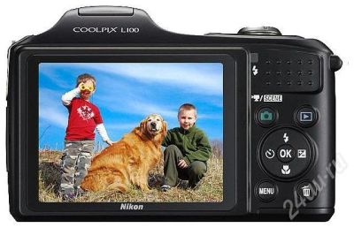 Лот: 709799. Фото: 1. Продам фотоаппарат Nikon L100. Цифровые компактные