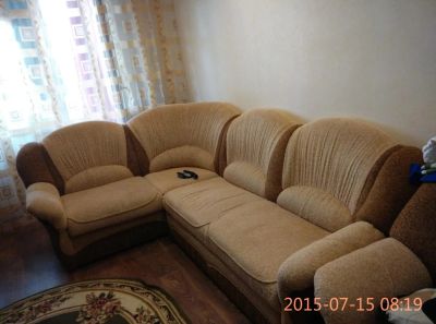 Лот: 5834366. Фото: 1. Мягкая мебель (диван уголок... Диваны