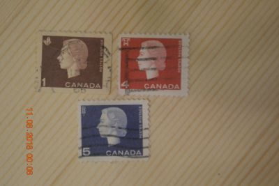 Лот: 11923393. Фото: 1. Марки Канады 1962-1963г. Королева. Марки