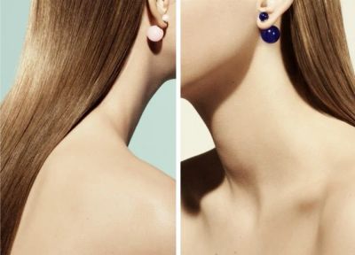 Лот: 4809054. Фото: 1. Пусеты в стиле Dior (серьги- шарики... Серьги, каффы
