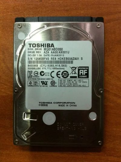 Лот: 9510336. Фото: 1. Жёсткий диск для ноутбука sata... Жёсткие диски (HDD)