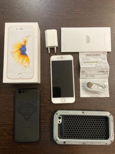 Лот: 17412142. Фото: 1. iPhone 6s 128g gold рст. Смартфоны