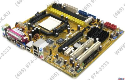 Лот: 4939482. Фото: 1. Мать Asus M2N-MX Socket AM2. Материнские платы
