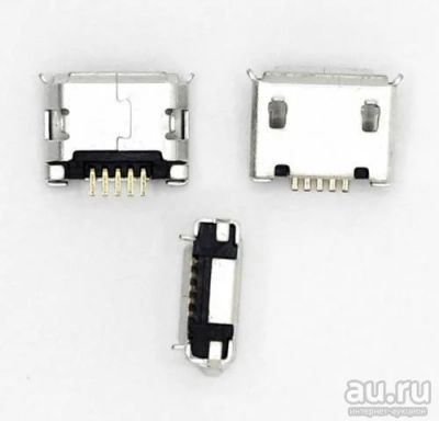 Лот: 19202547. Фото: 1. Разъем MicroUSB 004 (103330). Разъёмы