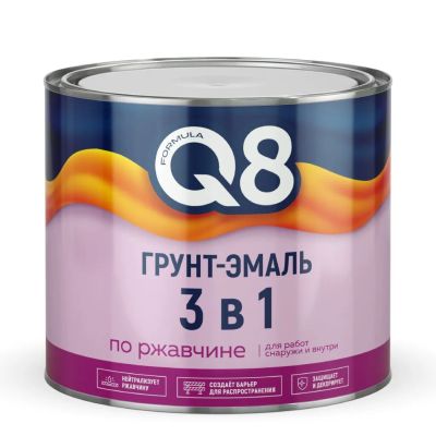 Лот: 25394924. Фото: 1. Грунт-эмаль Formula Q8, по ржавчине... Краски, лаки, растворитель