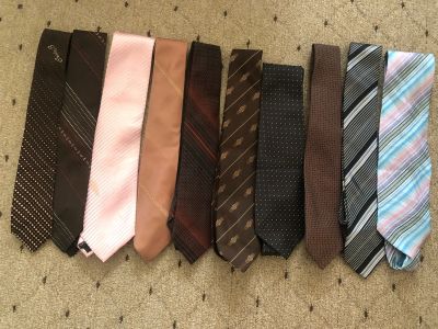 Лот: 22216802. Фото: 1. 10 мужских галстуков. Галстуки
