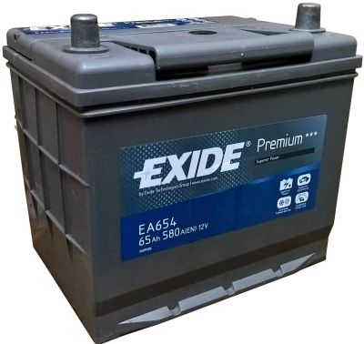 Лот: 8481564. Фото: 1. Аккумулятор EXIDE EA654 (65/580... Аккумуляторы