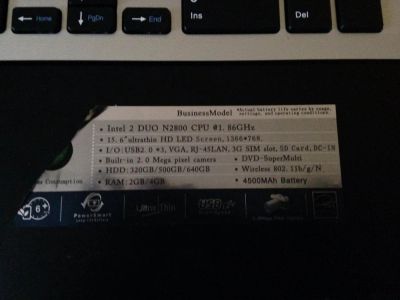 Лот: 4472419. Фото: 1. Ноутбук с поломкой. Ноутбуки