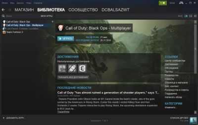 Лот: 8938368. Фото: 1. Steam Аккаунт с играми Call of... Аккаунты