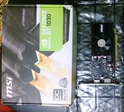 Лот: 13201283. Фото: 1. Видеокарта Geforce GT 1030. Видеокарты