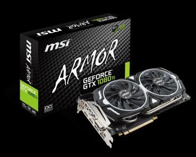 Лот: 10731561. Фото: 1. Видеокарта GTX1080Ti 11Gb MSI... Видеокарты