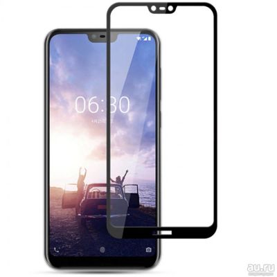 Лот: 14066201. Фото: 1. Защитное стекло Nokia X6 3D Полное... Защитные стёкла, защитные плёнки