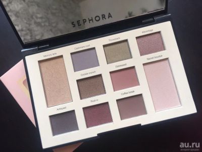 Лот: 9669159. Фото: 1. Палетка теней Sephora Vintage... Макияж
