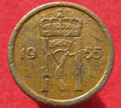 Лот: 15720830. Фото: 1. Норвегия 1 эре, 1955г. Остальные страны