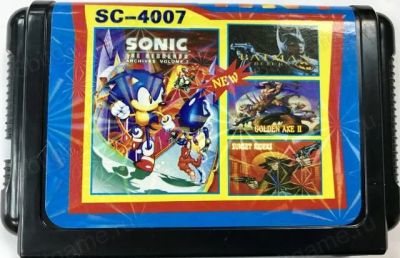 Лот: 11196304. Фото: 1. 4в1 Картридж Sega сборник KC-4007... Игры для консолей