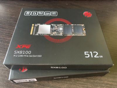 Лот: 16167327. Фото: 1. 512GB AData SX8100 PCIe NVMe R... SSD-накопители