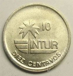 Лот: 29385. Фото: 1. Куба. 10 сентаво 1989г. Для интуристов... Америка