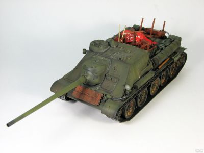 Лот: 14537075. Фото: 1. Модель СУ-100 1/35. Военная техника