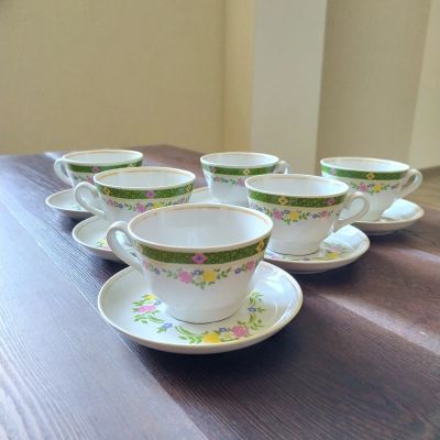 Лот: 20557079. Фото: 1. Чайные пары 6шт. Кружки, стаканы, бокалы