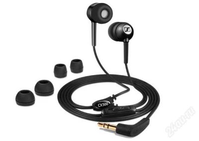 Лот: 2573338. Фото: 1. наушники sennheiser cx 500 (black... Наушники, гарнитуры