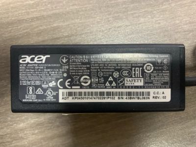 Лот: 20030823. Фото: 1. Зарядное устройство Acer для ноутбука... Зарядные устройства