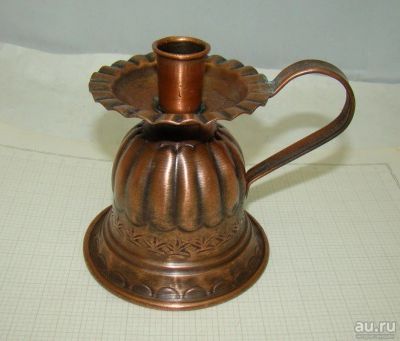 Лот: 11191249. Фото: 1. Подсвечник медный старинный (P958... Предметы интерьера и быта