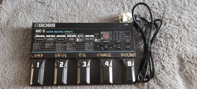 Лот: 18846034. Фото: 1. 1988 BOSS ME-5 JAPAN гитарный... Гитарные эффекты и комбоусилители