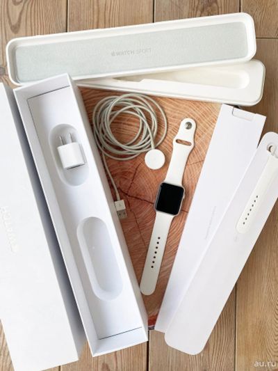 Лот: 17667740. Фото: 1. Apple Watch Sport (1gen), 42mm... Смарт-часы, фитнес-браслеты, аксессуары