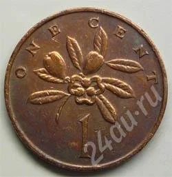 Лот: 198042. Фото: 1. Ямайка. 1 цент 1969г. (2). Америка