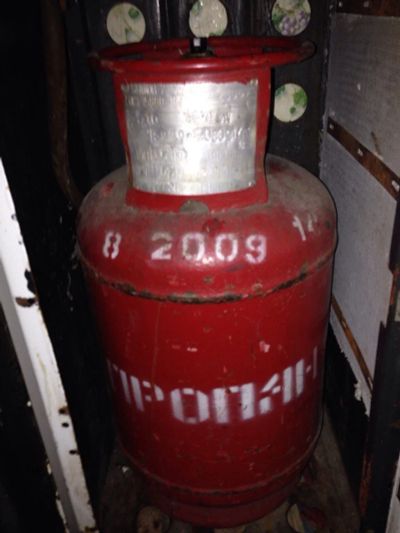Лот: 8145097. Фото: 1. Газовый баллон (пропан) 27 литров. Баллоны, газ в баллонах
