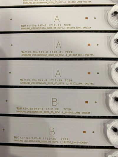Лот: 18549853. Фото: 1. Комплект Led string Sony KDL-40RE353... Запчасти для телевизоров, видеотехники, аудиотехники