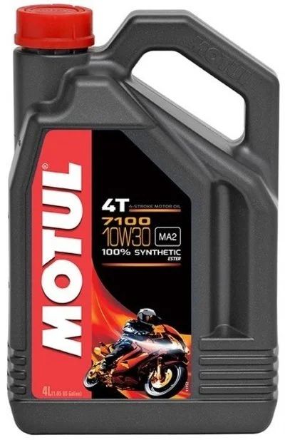 Лот: 20938712. Фото: 1. MOTUL 7100 4T 10w30 100% Synt... Масла, жидкости