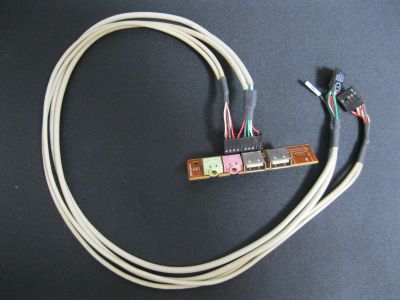 Лот: 25577822. Фото: 1. Планка USB на лицевую панель корпуса... Платы расширения, контроллеры, доп. порты