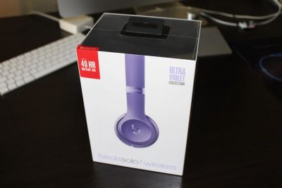 Лот: 10183797. Фото: 1. Beats Solo 3 Wireless Ultra Violet... Наушники, гарнитуры