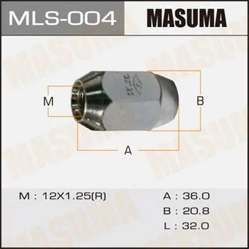 Лот: 11260624. Фото: 1. Гайки Masuma; 12x1.25 (уп, 20... Ходовая, подвеска, рулевое управление