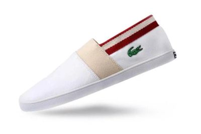 Лот: 4416413. Фото: 1. Кеды обувь Lacoste белый цвет. Кеды, кроссовки, слипоны