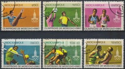 Лот: 21580117. Фото: 1. 1980. Мозамбик. Олимпийские игры... Марки