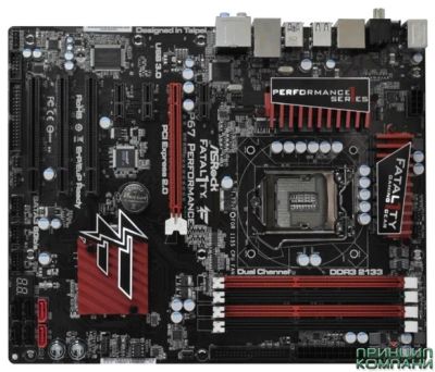 Лот: 4375921. Фото: 1. ASRock Fatal1ty P67 Performance. Материнские платы