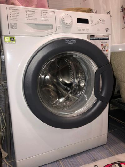 Лот: 18328800. Фото: 1. Стиральная машина Hotpoint VMSF... Стиральные машины