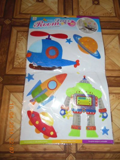 Лот: 4101477. Фото: 1. Наклейки, эффект 3D, большие -... Машины и техника