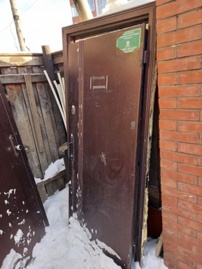 Лот: 21184533. Фото: 1. Дверь входная 2050Х860мм. Двери входные