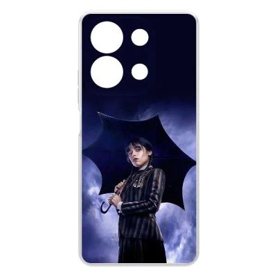Лот: 24498578. Фото: 1. Чехол Krutoff Clear Case Уэнсдей... Чехлы, бамперы