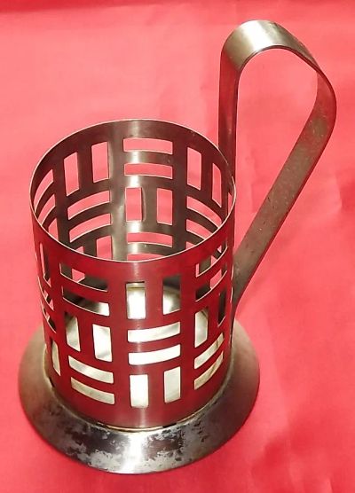 Лот: 19390783. Фото: 1. (№4071-И-421) подстаканник. Предметы сервировки