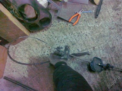 Лот: 2484742. Фото: 1. toyota vitz platz scp10 трос переключения... Другое (автозапчасти)