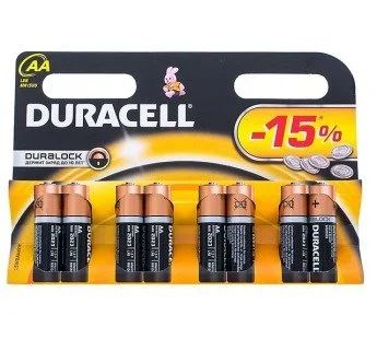 Лот: 16721446. Фото: 1. Элемент питания Duracell LR6... Батарейки, аккумуляторы, элементы питания
